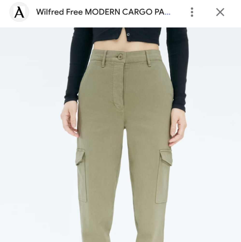 Wilfred Olive Cargo Pants